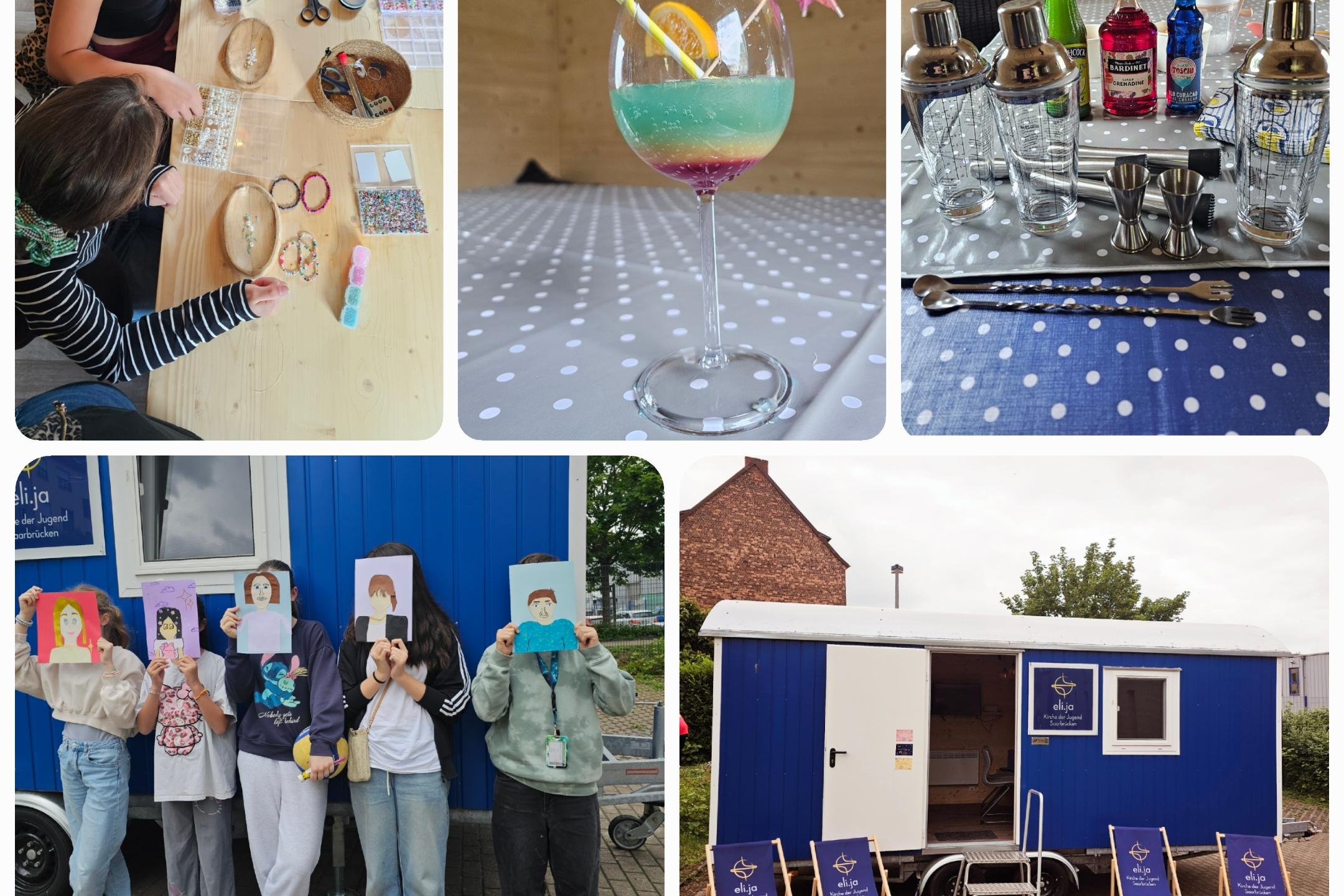 Collage Workshops an der Europäischen Schule Saarland