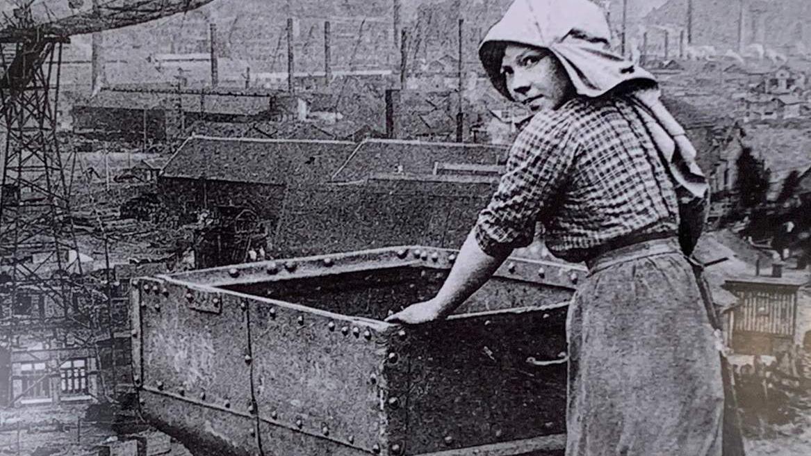 Frauen im Bergbau um 1844.