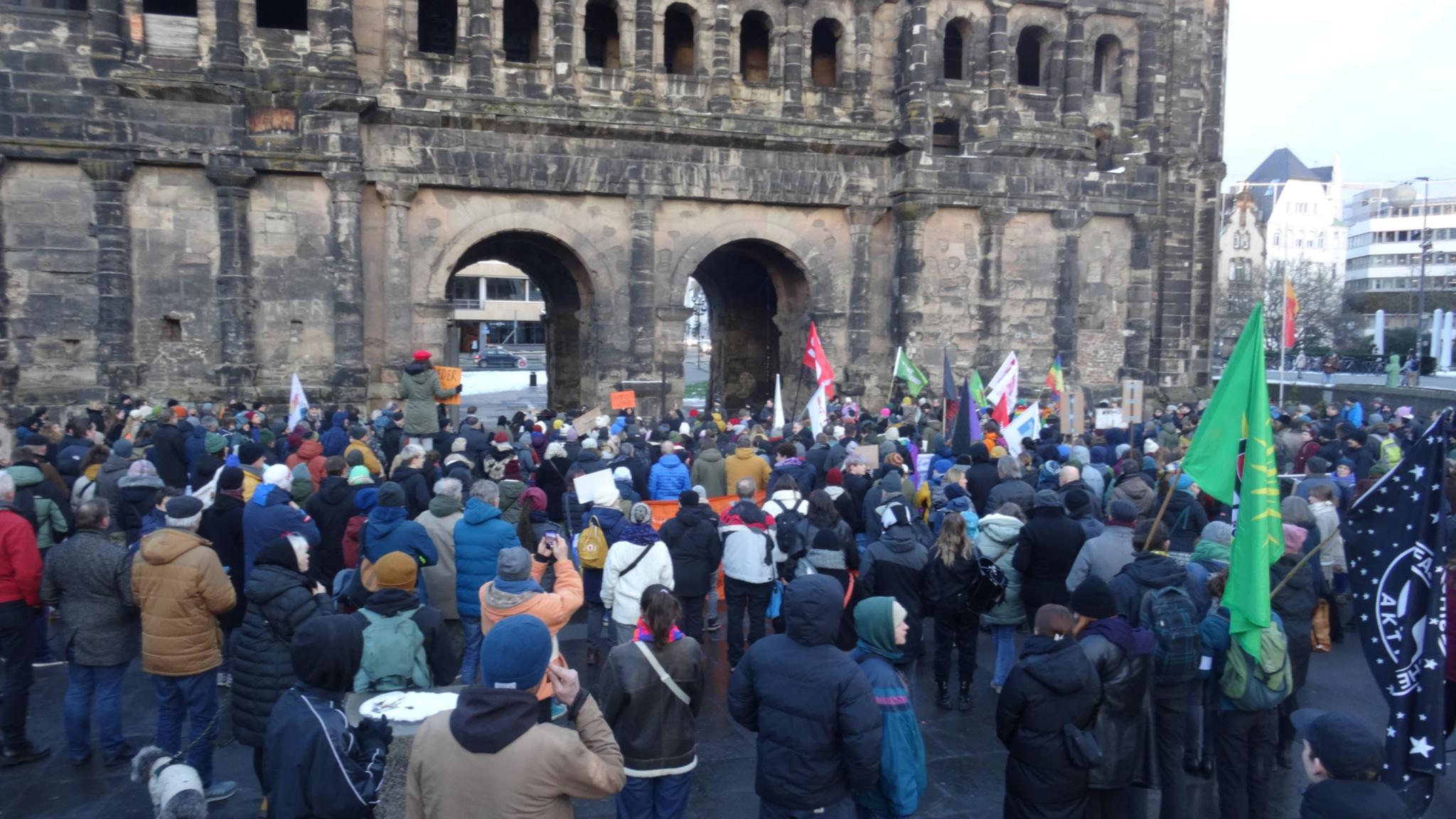 Bereits am 15. Januar gab es eine erste Demonstration in Trier