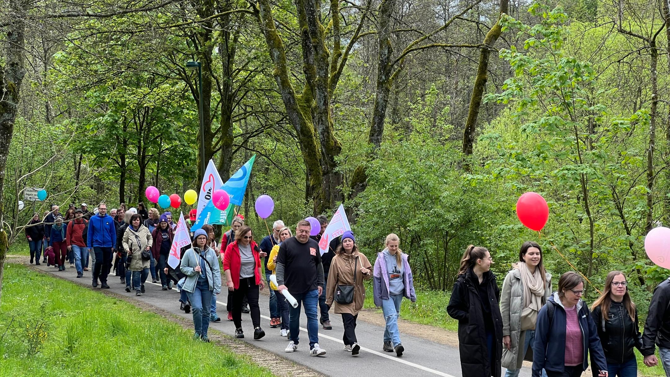 Demowanderung am Bostalsee