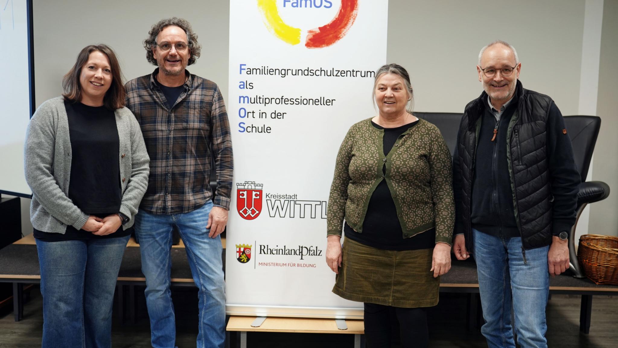 Wollen Kinder stark machen (von links): Anne-Kartin Meeth (Georg-Meistermann-Grundschule), André Rieger (FamOS), Psychologin Christiane Ehlert-Olejnik und Armin Surkus-Anzenhofer (Pastoraler Raum Wittlich).