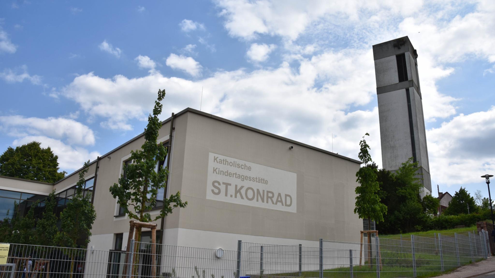 Der Neubau der katholischen Kindertagesstätte St. Konrad in Wiesbach.