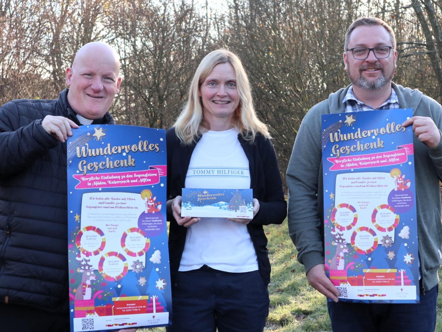 Michael Wilhelm, Manuela Pötz und Markus Göbel (von links)