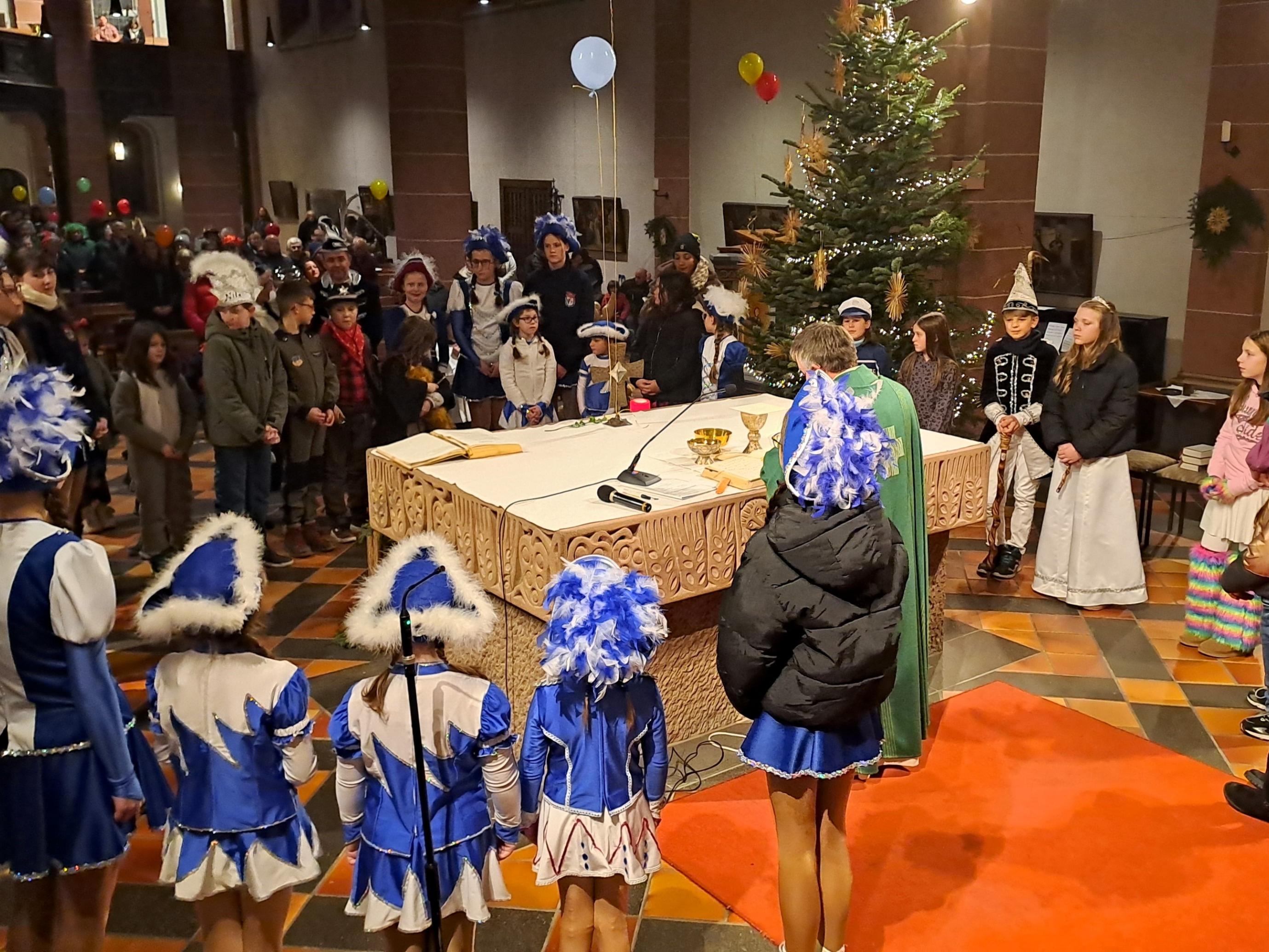 Bereits zum zweiten Mal wurde in der Martinuskirche eine Narrenmesse gefeiert.