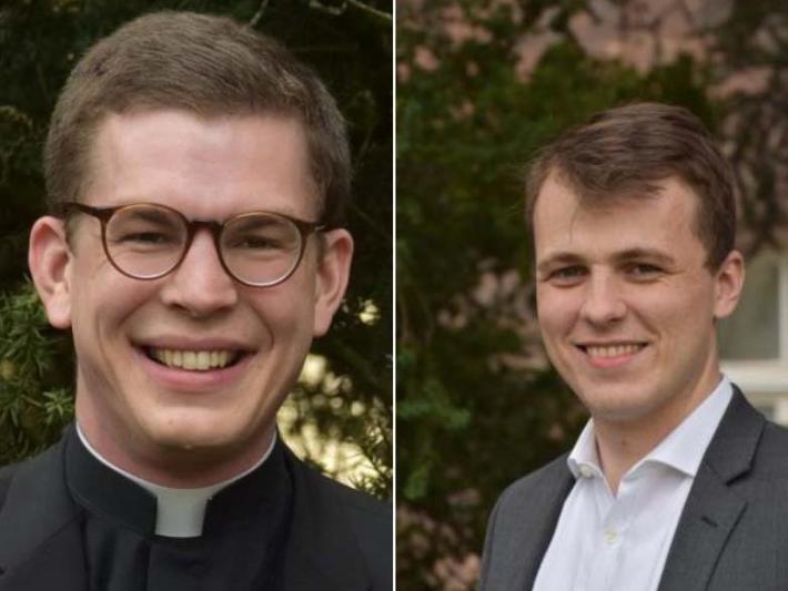 Johannes Cavelius (links) und Mathieu Valet