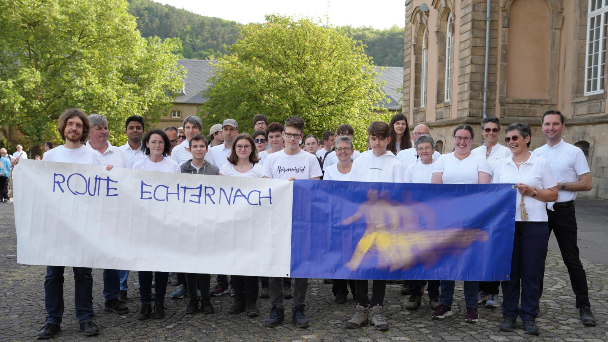 Die Teilnehmenden der Route Echternach.