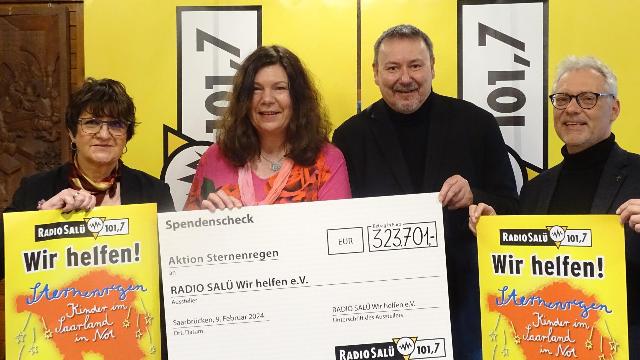 Durch Gelder der Spendenaktion 'Sternenregen' von Radio Salü und den Kirchen im Saarland werden saarländische Kinder und Familien in Not unterstützt.