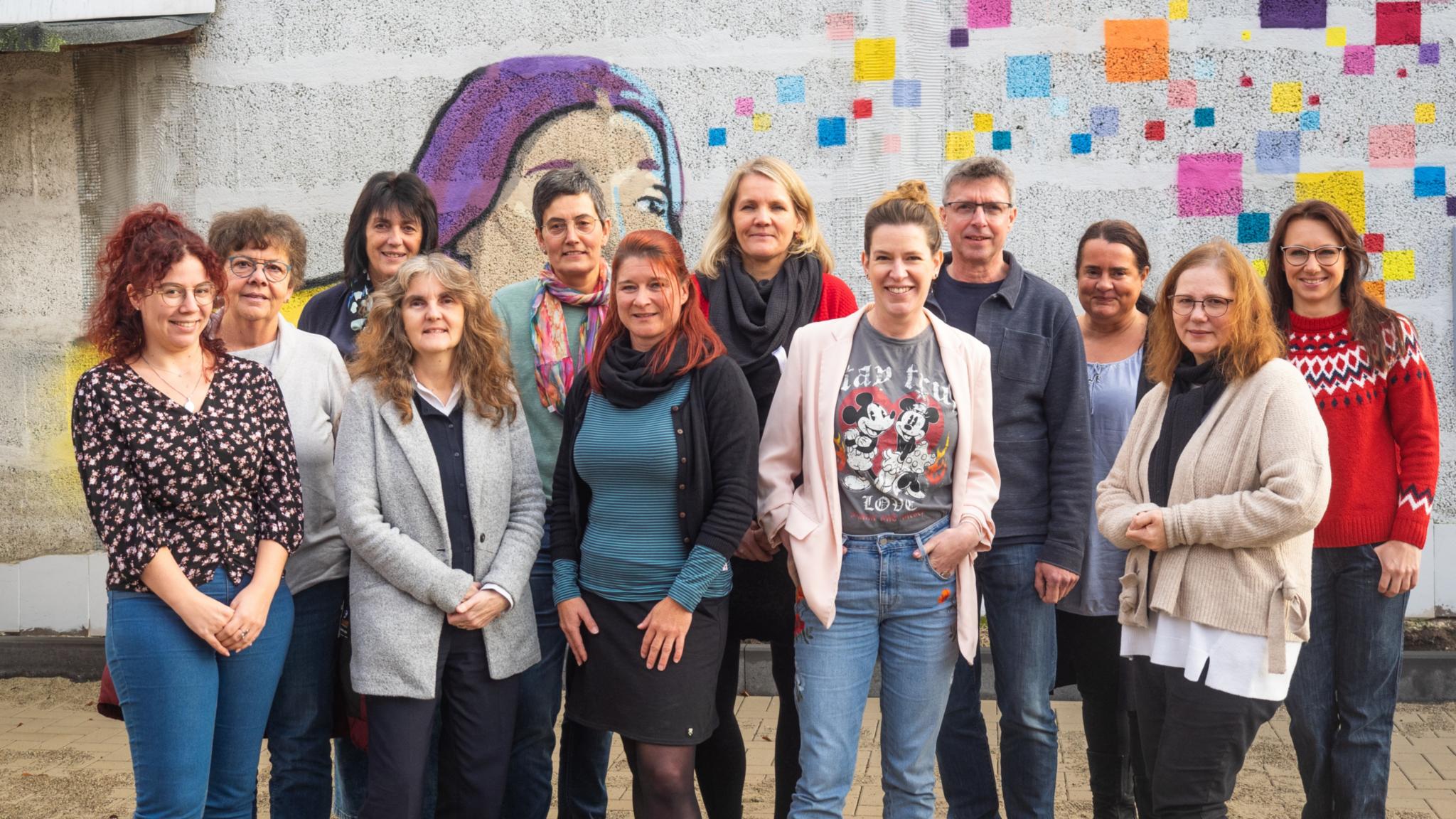 Das Team der Fachstelle Jugend im Visitationsbezirk Koblenz: Margret Sundermann, Margret Kastor, Claudia Liesenfeld-Gilles, Susanne Mülhausen, Monika Backes, Eva Schitthof, Anja Günther und Joachim Otterbach