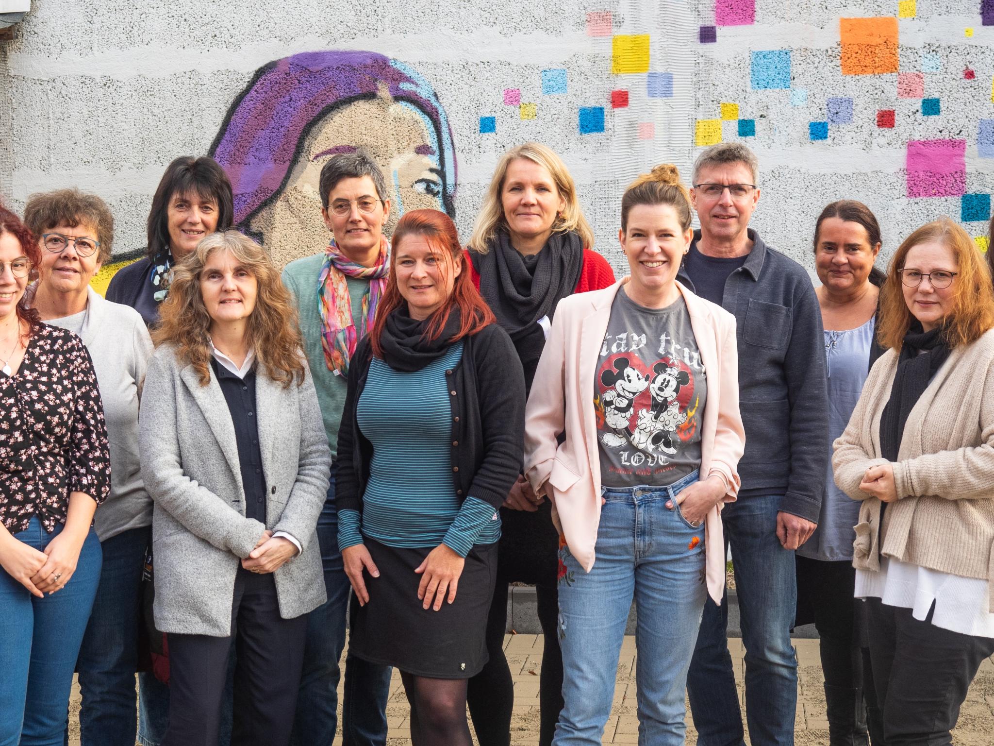 Das Team der Fachstelle Jugend im Visitationsbezirk Koblenz: Margret Sundermann, Margret Kastor, Claudia Liesenfeld-Gilles, Susanne Mülhausen, Monika Backes, Eva Schitthof, Anja Günther und Joachim Otterbach