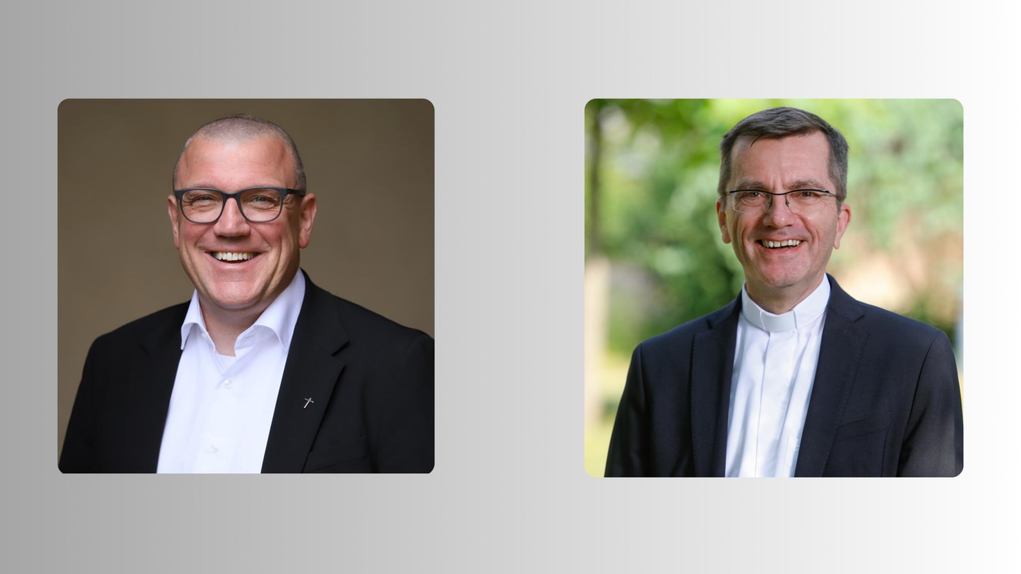 Matthias Struth (links) und Msgr. Ottmar Dillenburg