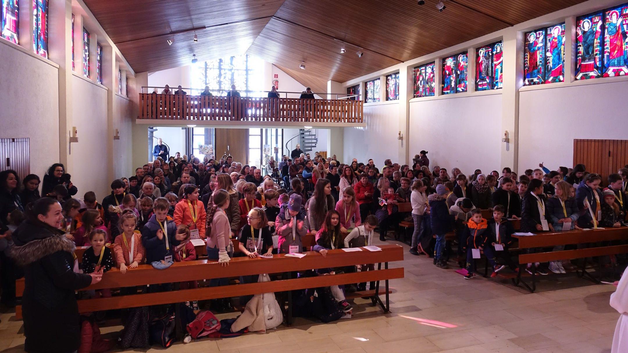 110 Kinder haben am Einkehrwochenende in Furpach teilgenommen.