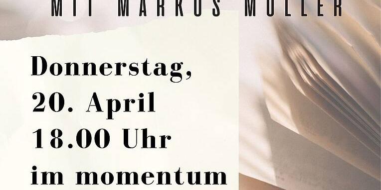 Lesung mit Markus Müller