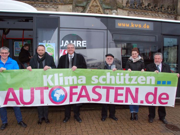 Gruppenfoto zum Aktionsstart