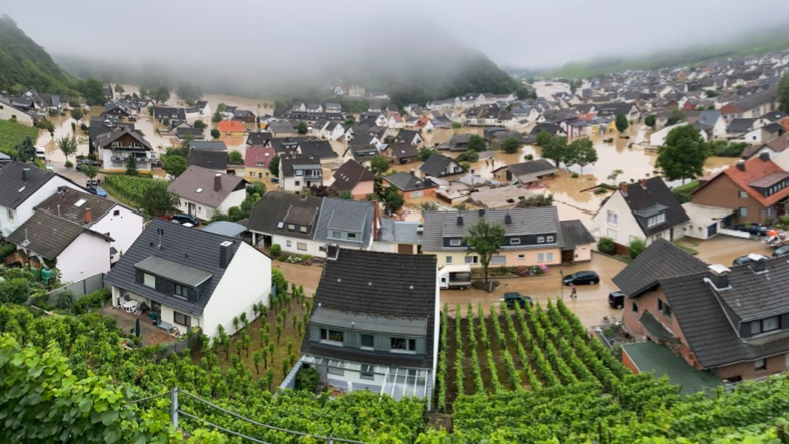 Der Eifel-Ort Dernau am 15. Juli 2021. Fotos: TelefonSeelsorge Bad Neuenahr-Ahrweiler / privat