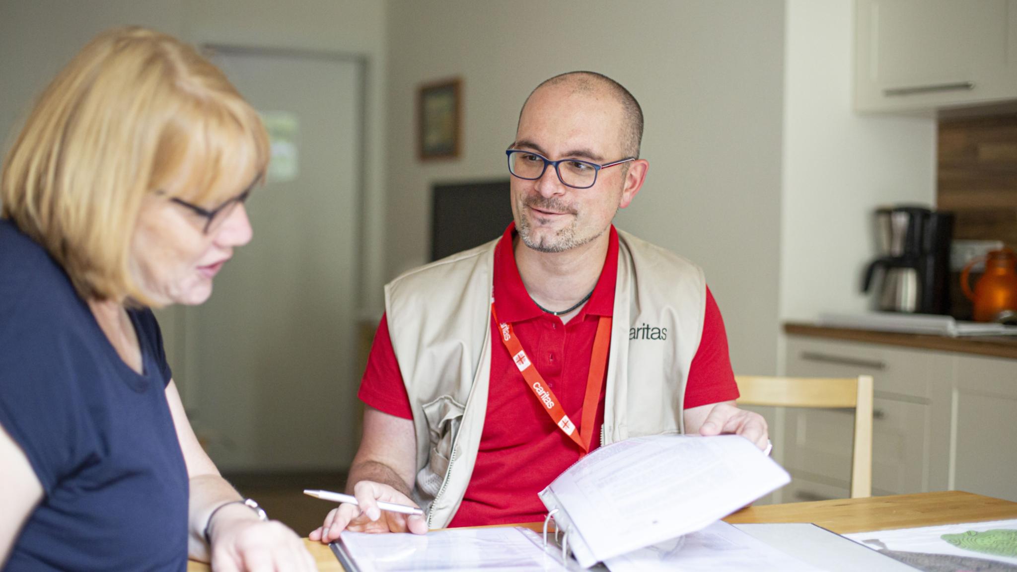 Fluthilfekoordinator Dr. Alexander Knauf im Gespräch