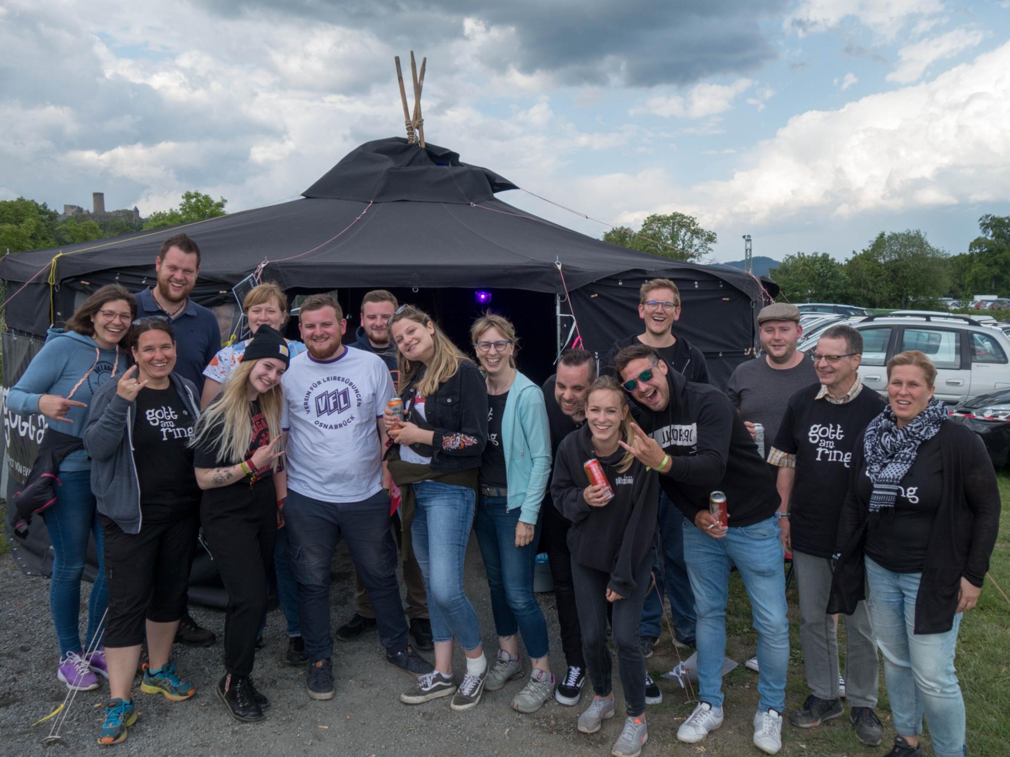 Gute Stimmung herrscht nicht nur auf dem Festivalgelände.