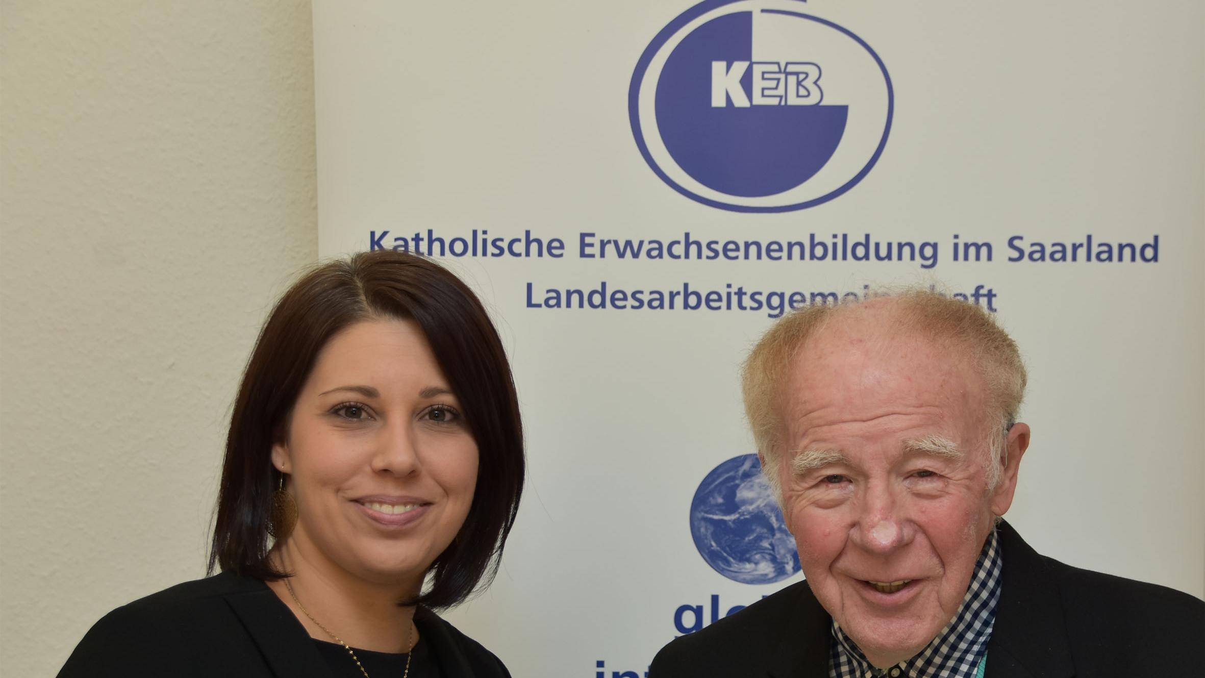 Nina Andres-Reindorf folgt auf Horst Ziegler als Vorsitzende der Landesarbeitsgemeinschaft der Katholischen Erwachsenenbildung (KEB) Saar. Foto: Hans Georg Schneider