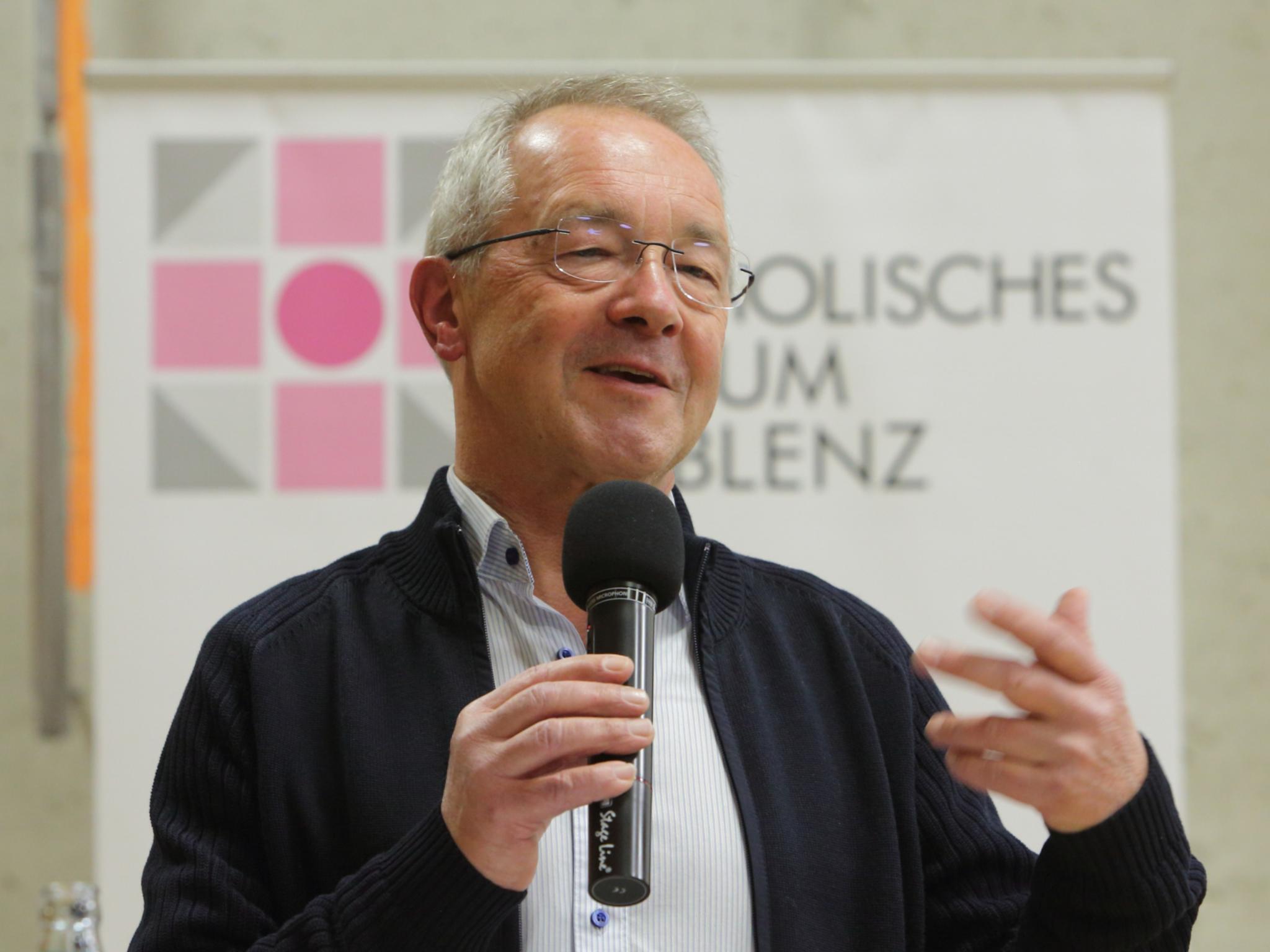 Klaus Hamburger war Gast beim Katholischen Forum in Koblenz. Foto: Ingo Beller
