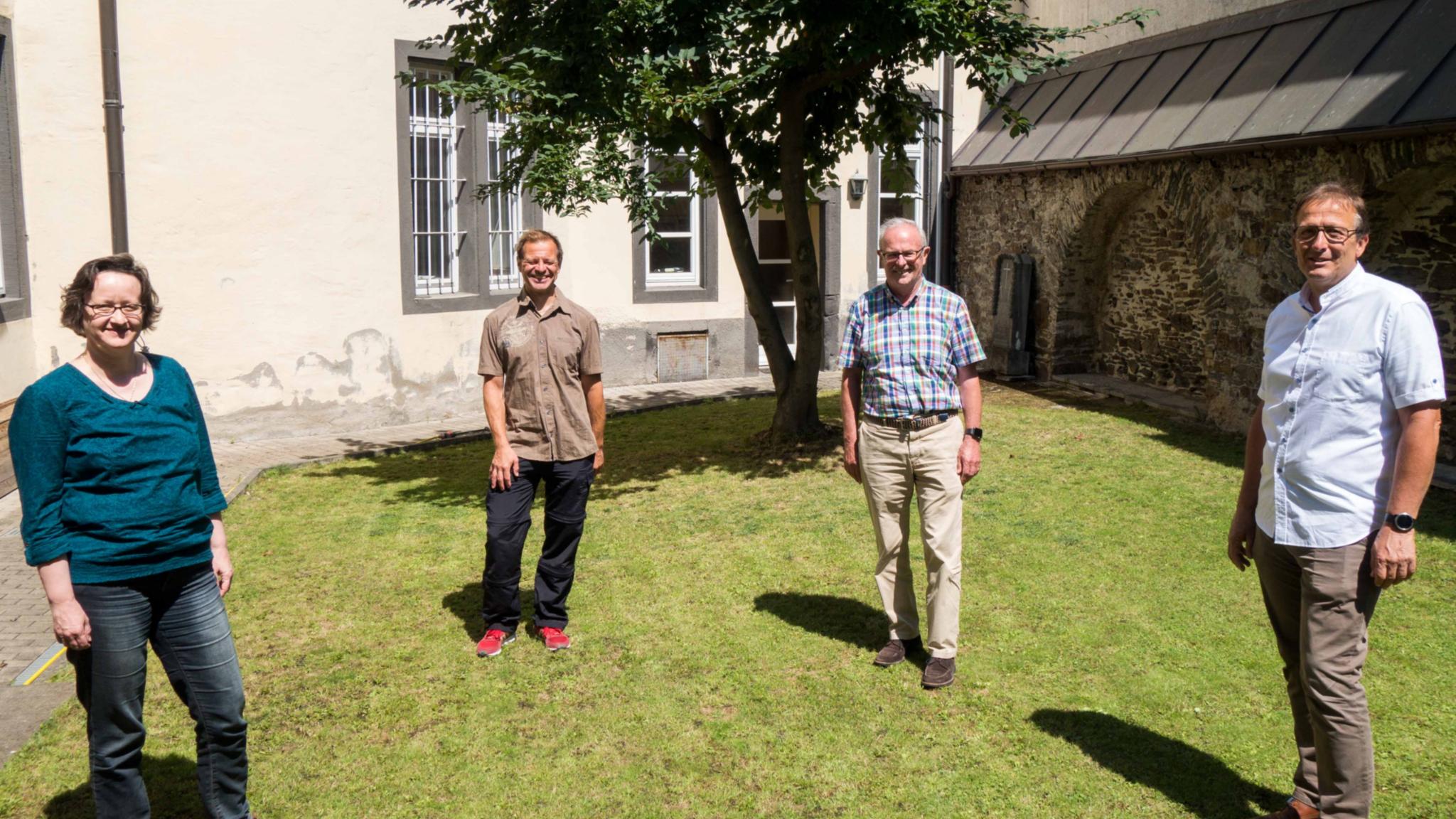 Martina Wagner, Alexander Mayer, Bernd Geisen und Joachim Plitzko (v.li.n.re.)