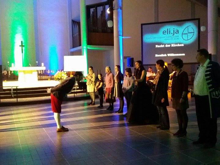 In der Saarbrücker Kirche der Jugend 'eli.ja' wurde getanzt und es gab Essen aus Eritrea