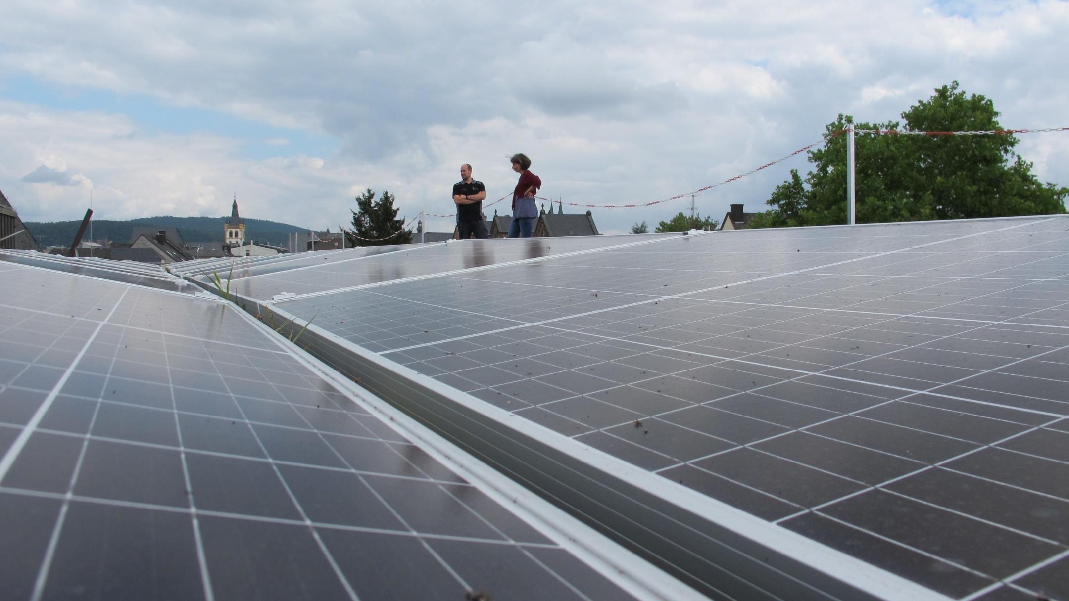 Bistumsweit gibt es vier kirchliche Schulen, die mit Photovoltaik-Anlagen (PV) ausgestattet sind. (Foto: Stefan Schneider/Bistum Trier)