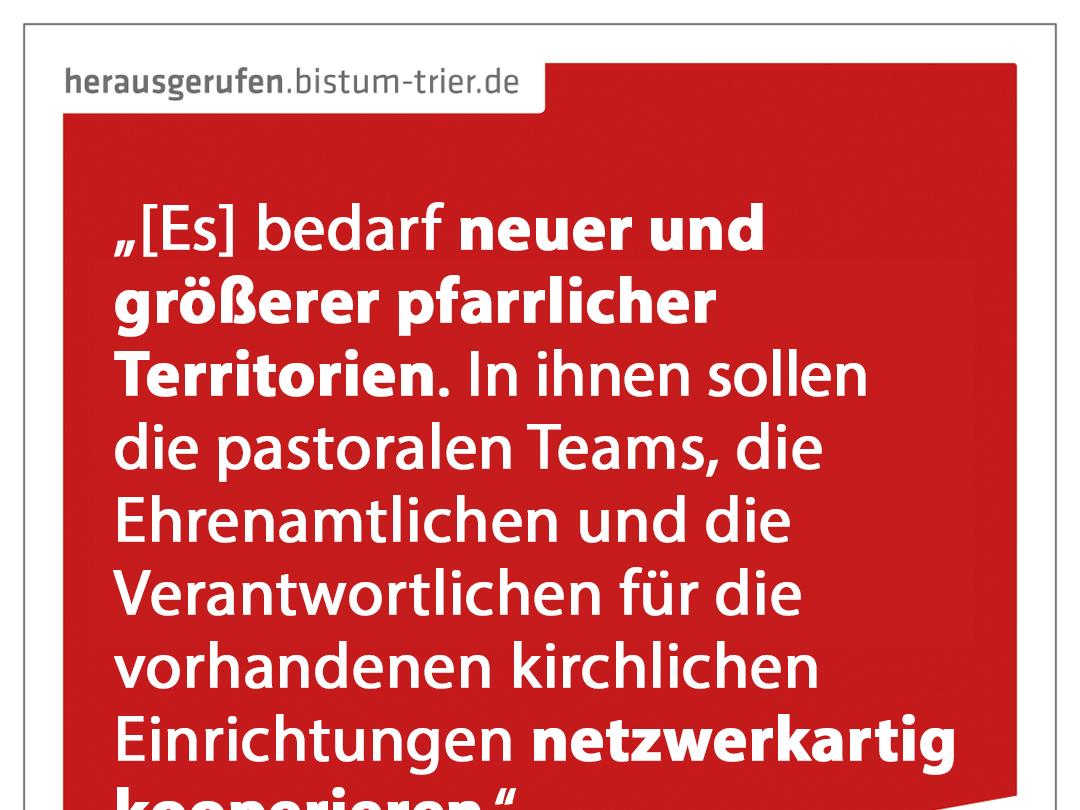 Die Perspektivwechsel, die die Synode festgeschrieben hat, sind immer wieder Themen bei den Austausch- und Beratungstreffen.