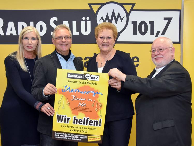 vlnr: Ulla Zimmermann, Wolfgang Glitt, Ministerin Monika Bachmann, Prälat Dr. Peter Prassel