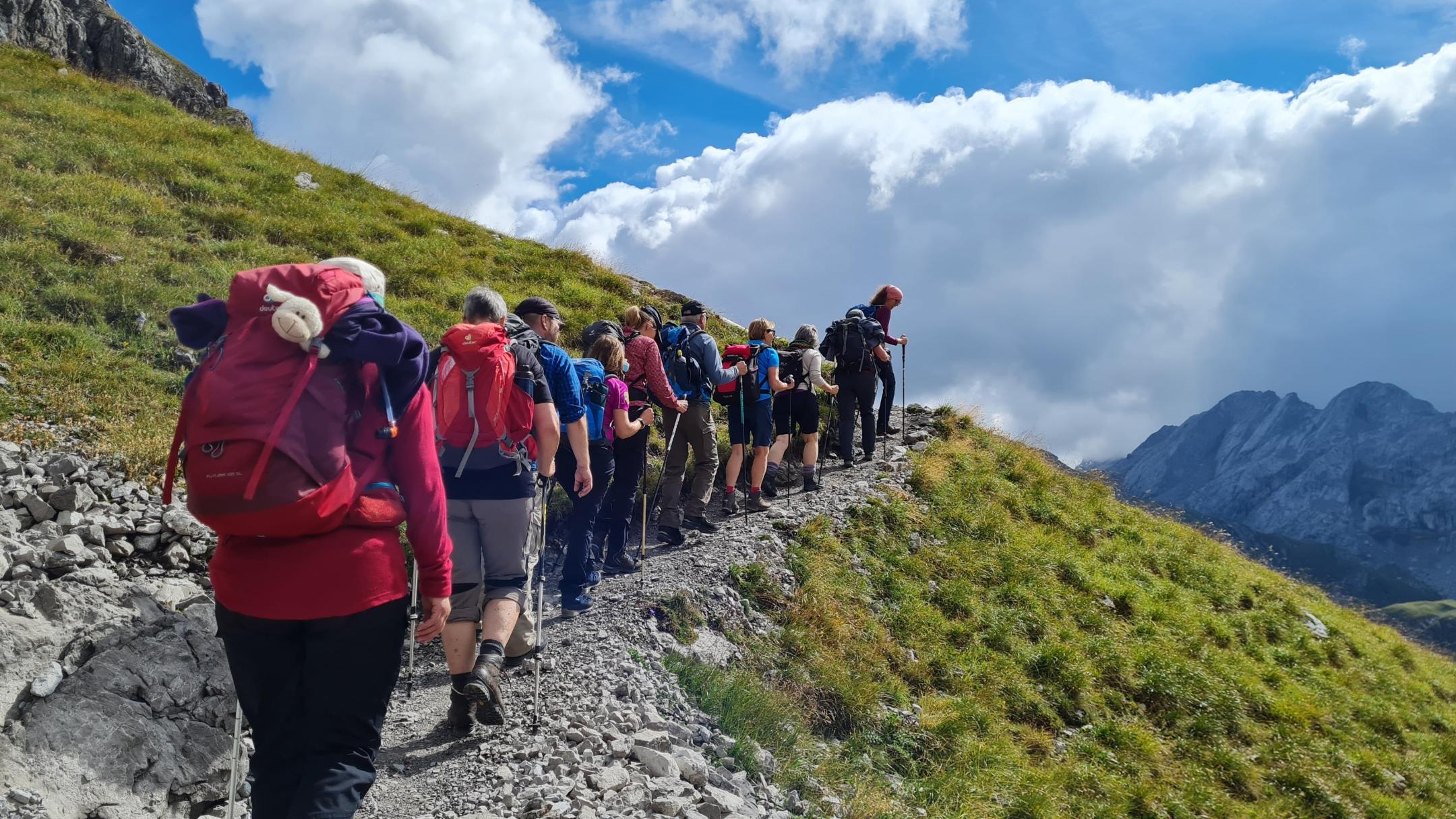 Die Wanderexerzitien in den Hochalpen sind auch im kommenden Jahr wieder im Programm (Foto: Sandro Frank)
