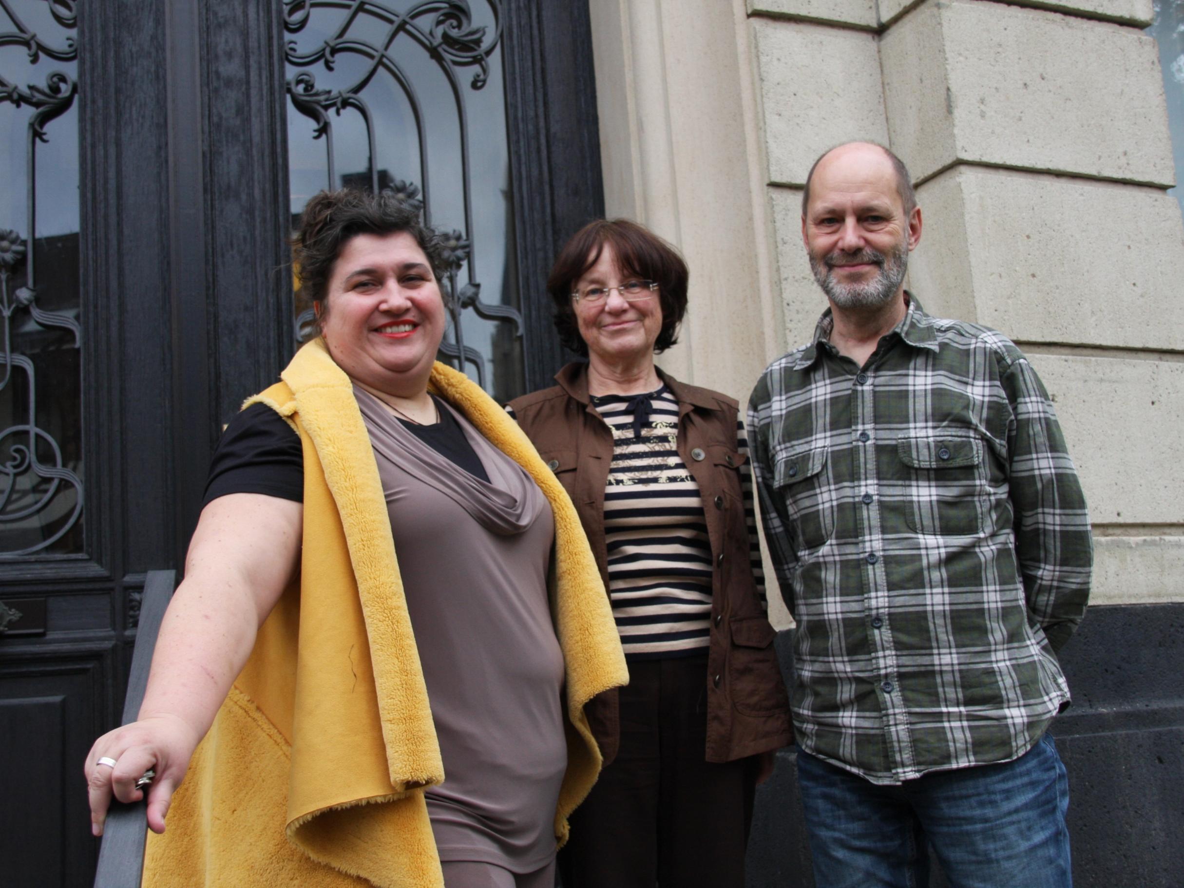 Die Pfarrerin Carmen Tomaszewski, Dr. Doris Caspers und Ulrich Heinen bilden das Leitungsteam der Telefonseelsorger Mittelrhein.