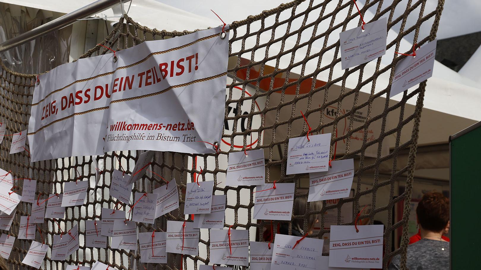 Das Willkommens-netz auf den Heilig-Rock-Tagen 2018: Die Flüchtlingshilfe im Bistum Trier vernetzt haupt- und ehrenamtliche Akteure