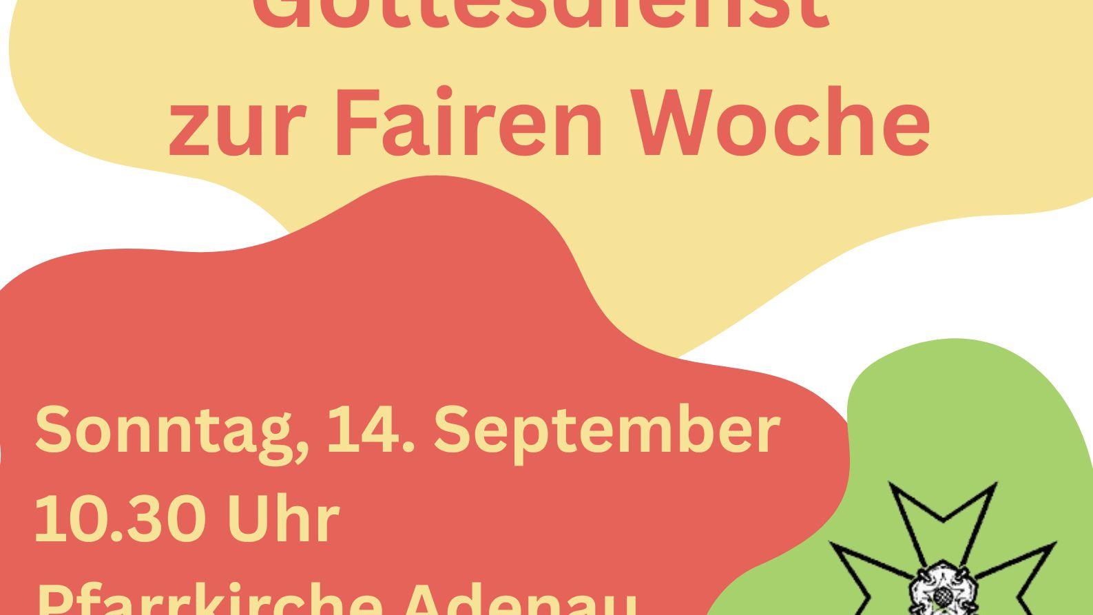 Gottesdienst zur Fairen Woche