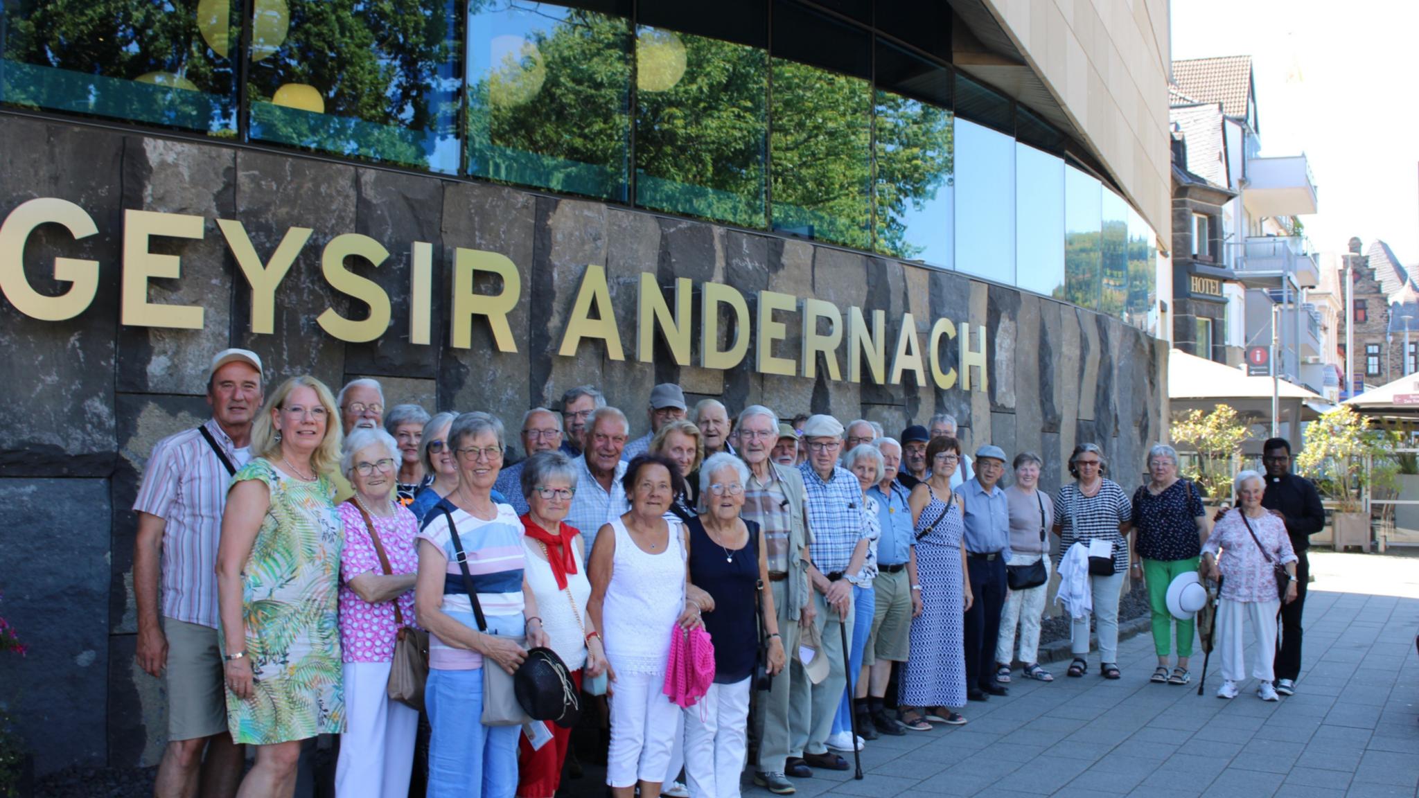 Gruppenfoto Geysir Andernach Senioren 2026