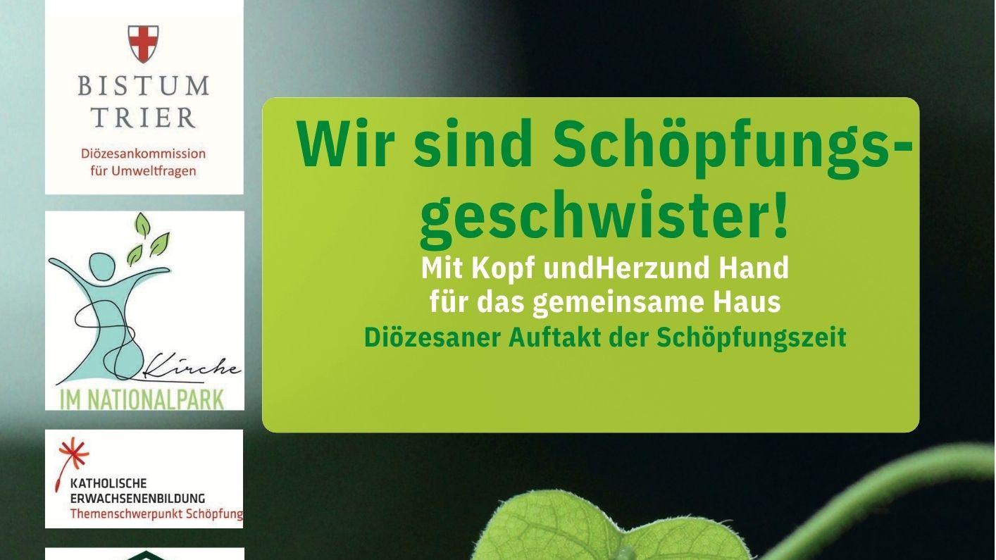 Plakat Auftakt Schöpfungszeit