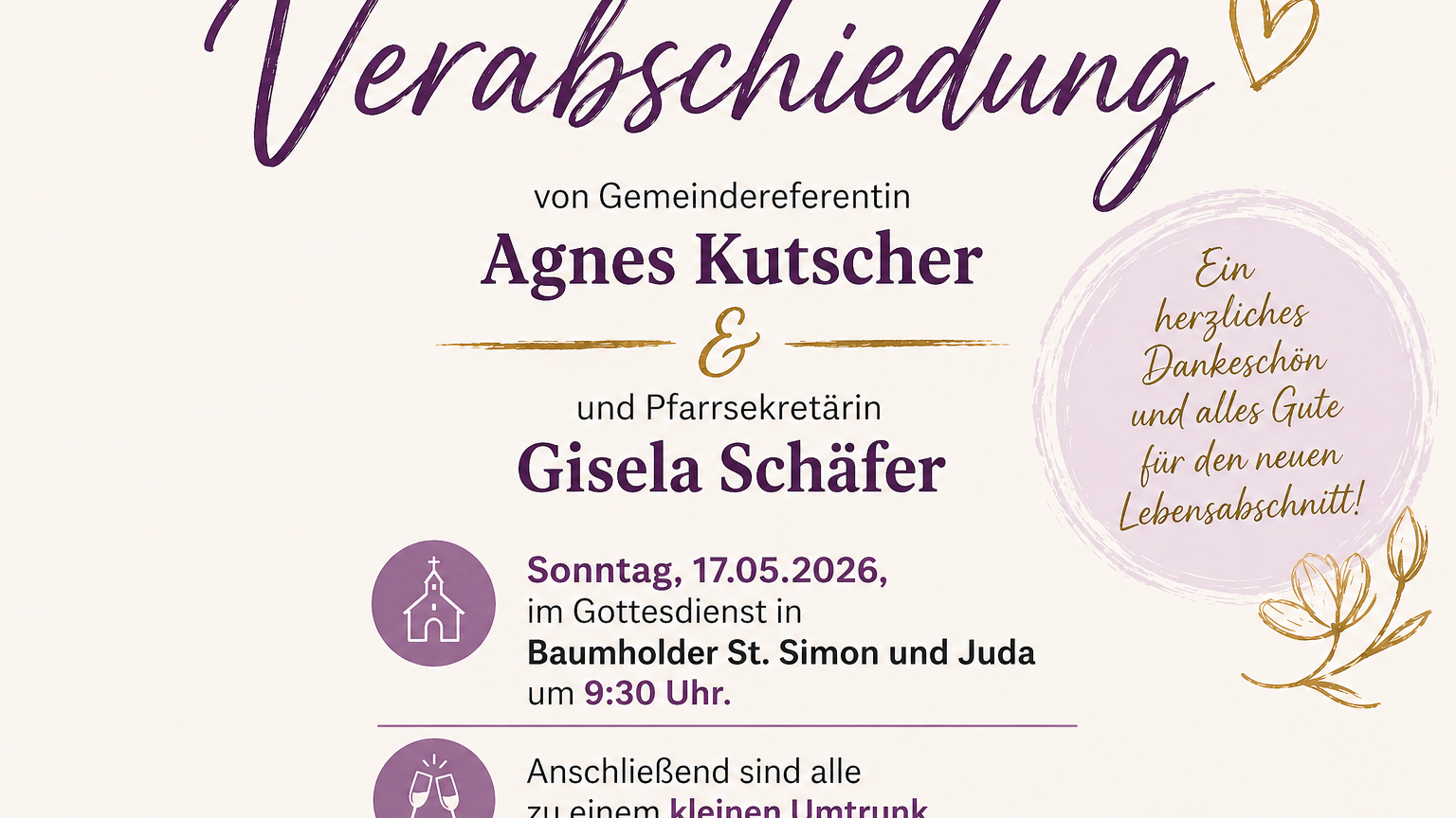 Abschied Kutscher Schäfer