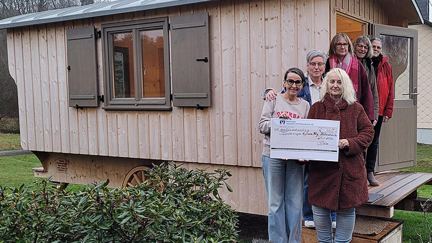 Begegnung an der Krippe Scheck