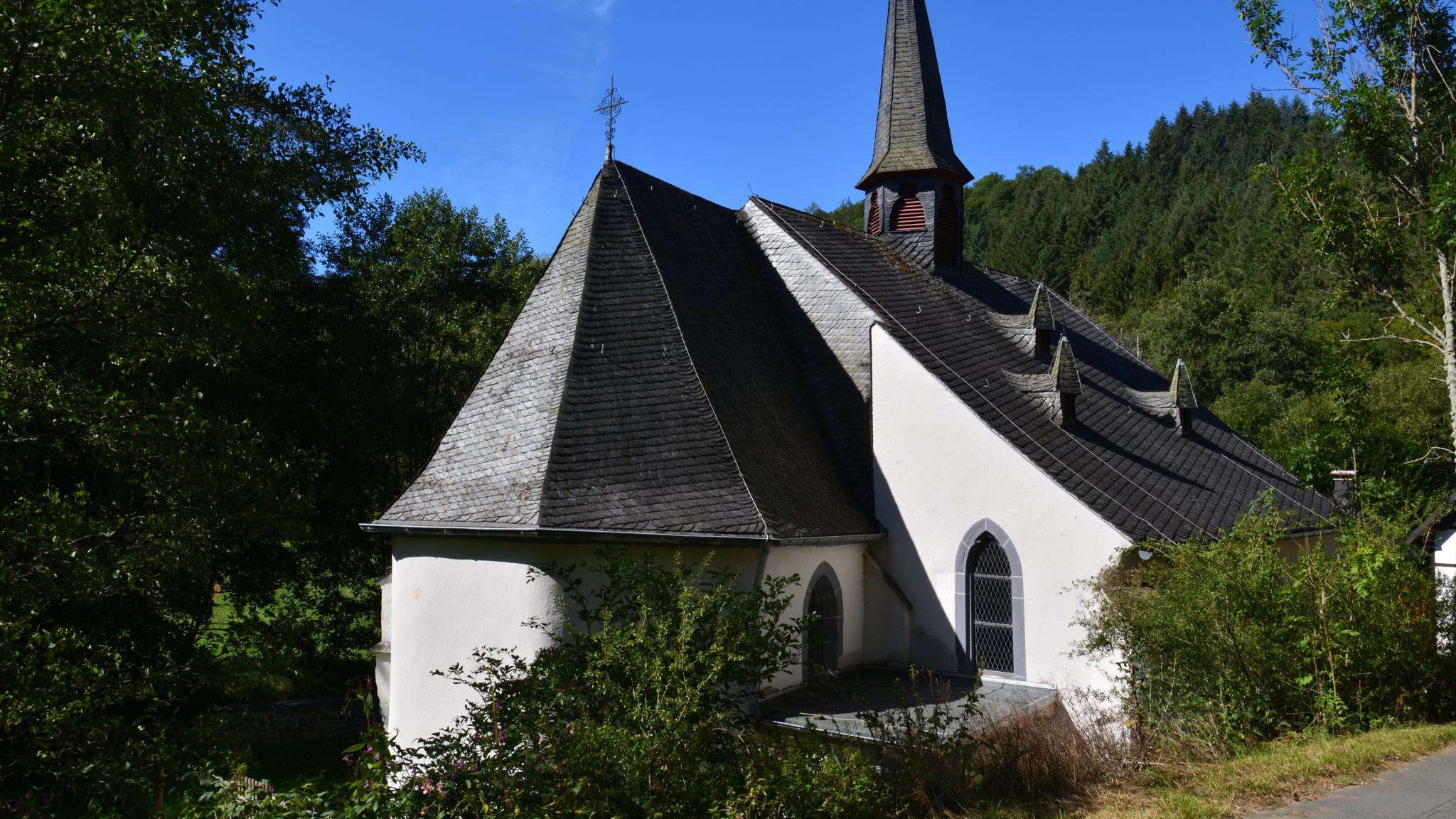 Hinteransicht der St. Jost Kapelle