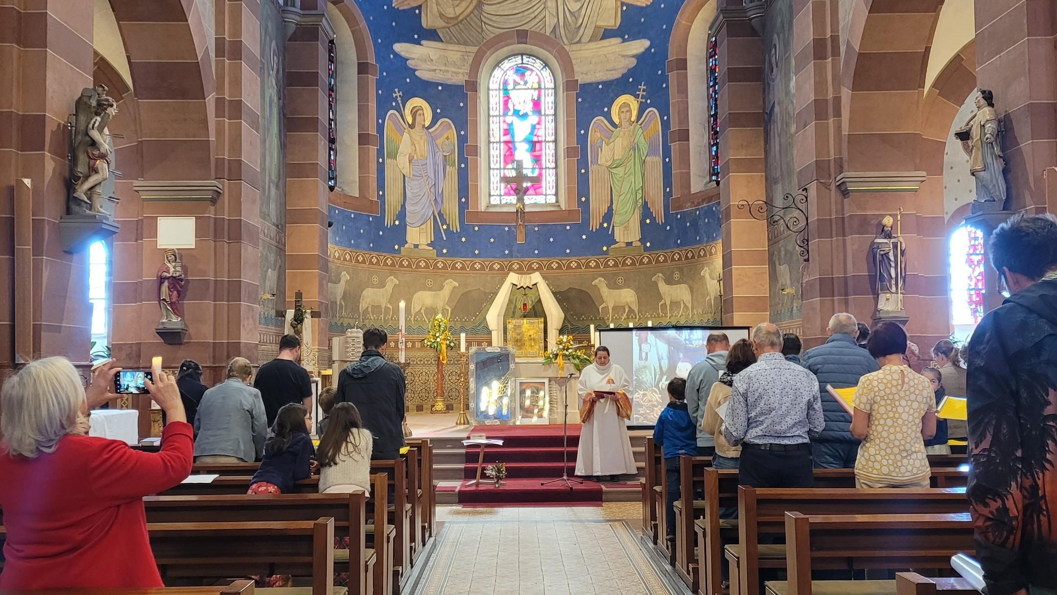Wortgottesdienst in der Pfarrkirche St. Remigius Bliesen