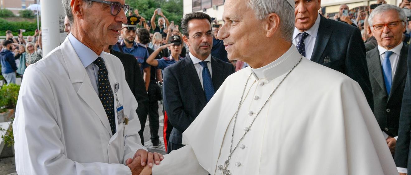 Papst Leo XIV. und der Arzt Stefano Margaritora