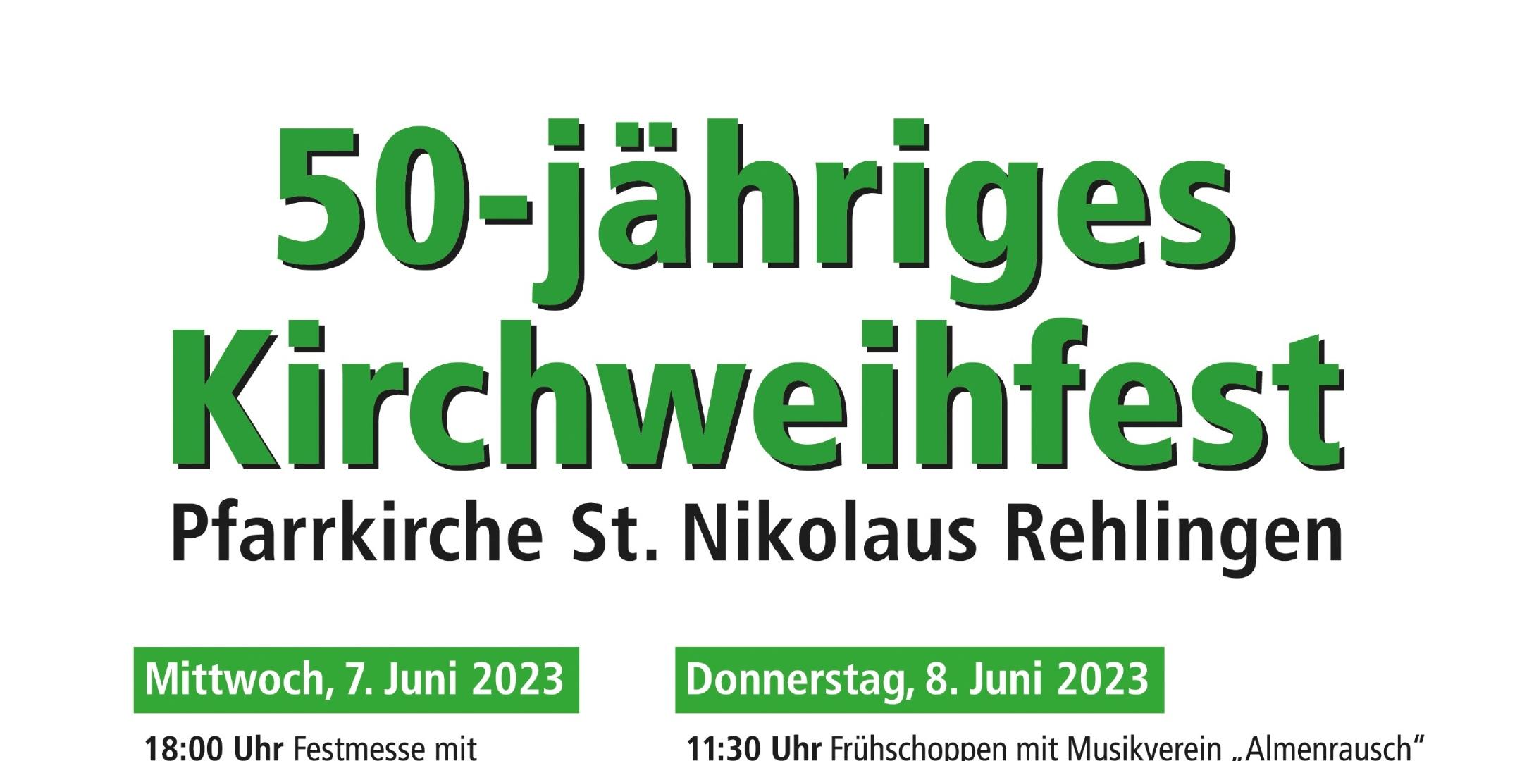 Kirchweihfest Rehlingen