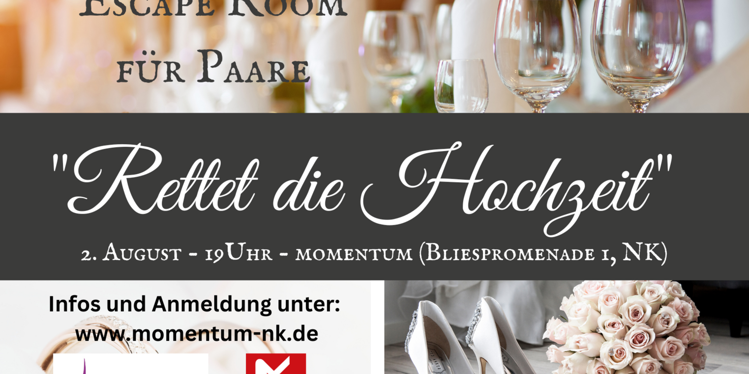 Rettet die Hochzeit Escaperoom momentum