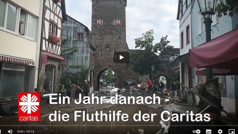 Sreenshot Youtube_Caritas_ein Jahr nach der Flut