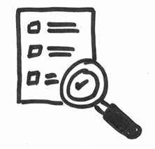 icon_maßnahmenplan mit lupe (c) Thomas Biewen icon_maßnahmenplan mit lupe