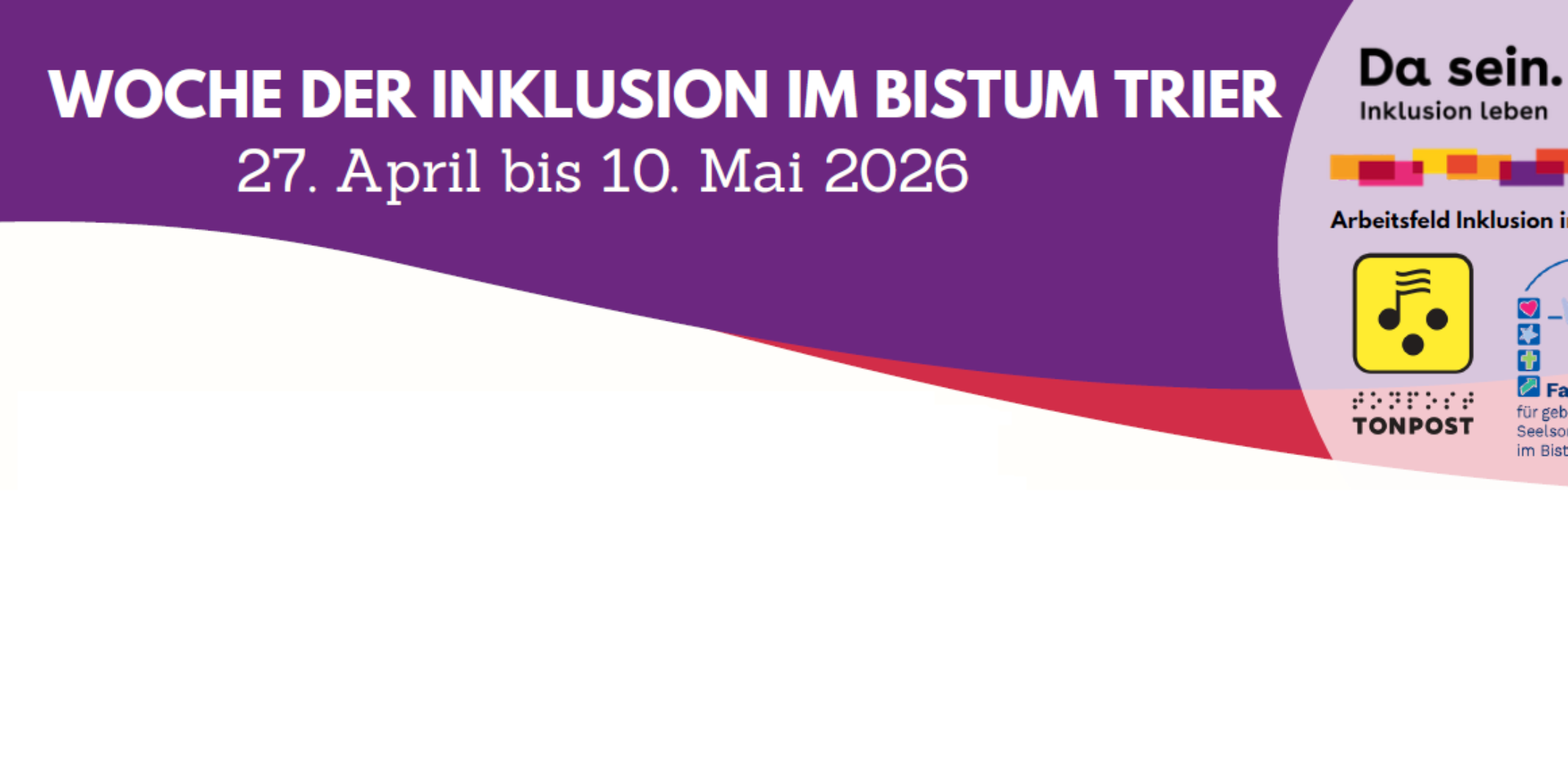 Logo Da sein, Inklusion leben