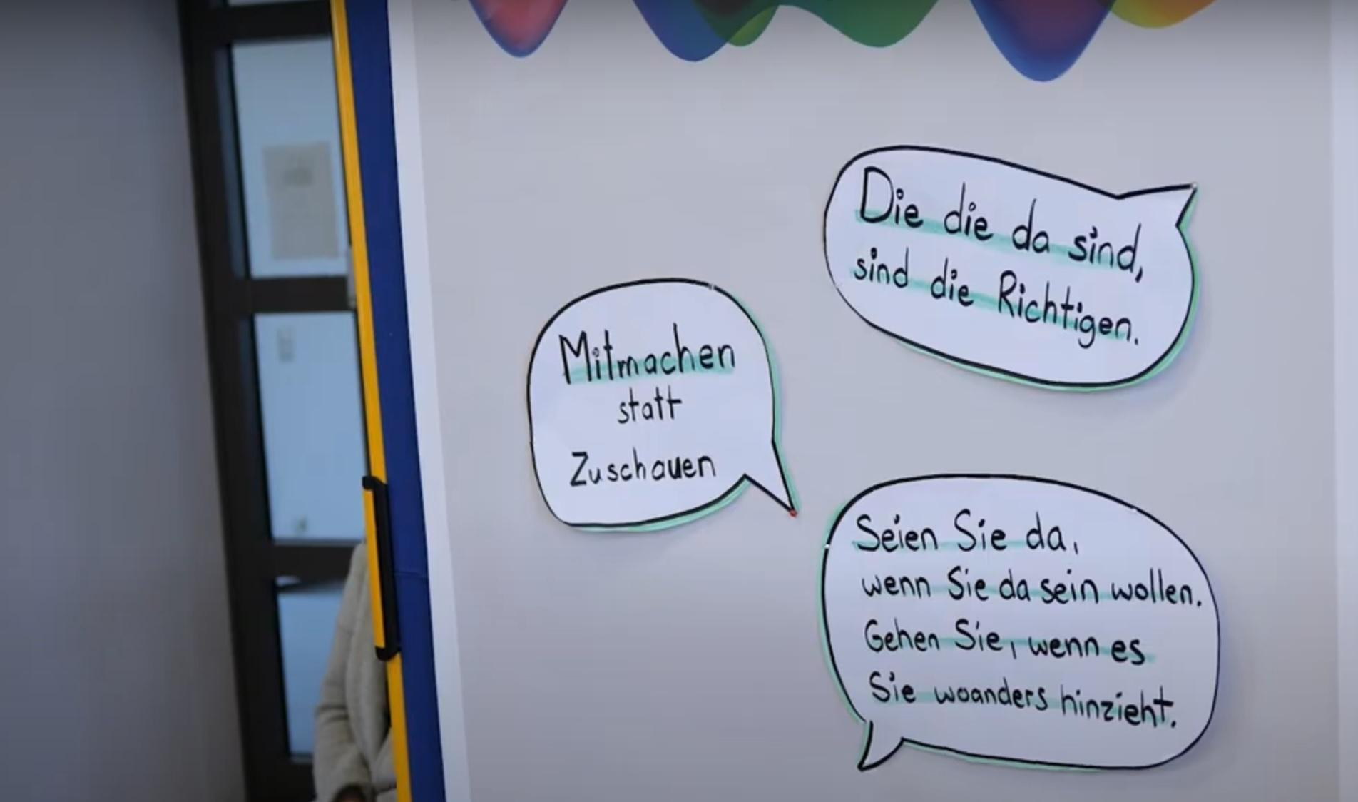 Leitsätze für die Zusammenarbeit in den Kleingruppen