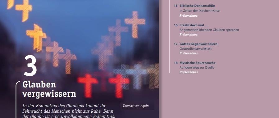 Angebote zu Schwerpunkt 3