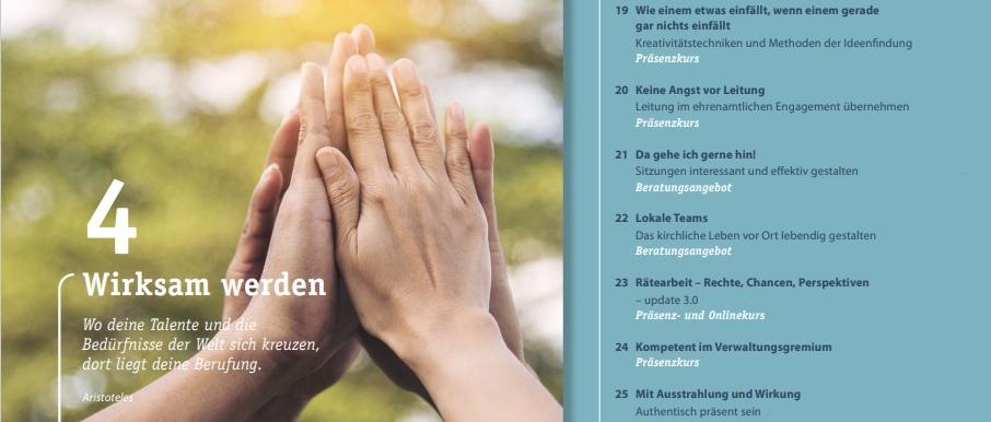 Angebote zu Schwerpunkt 4