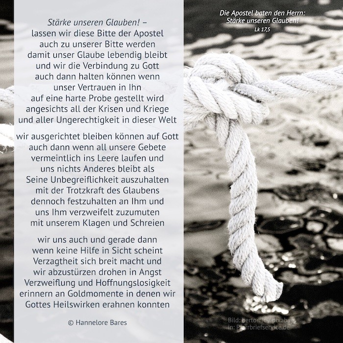 Schwarz-weiß-Aufnahme eines geknoteten Taus über der Wasseroberfläche.