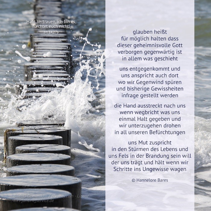 Impuls vom 19. Sonntag