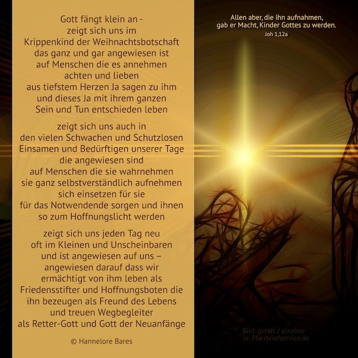 Bild und Text zum Impuls