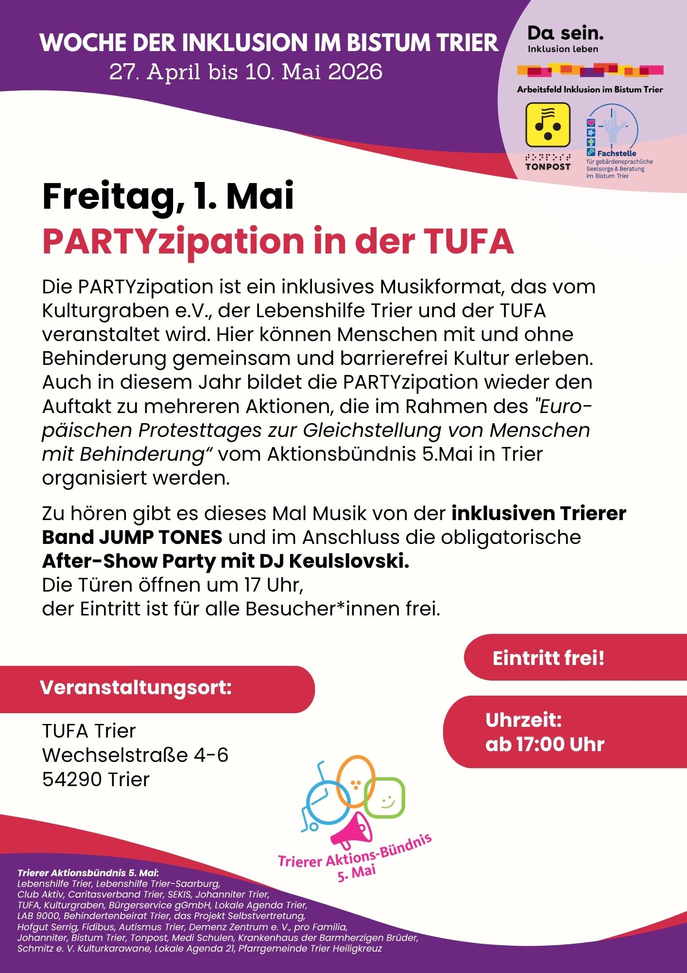 Plakat der PARTYzipation